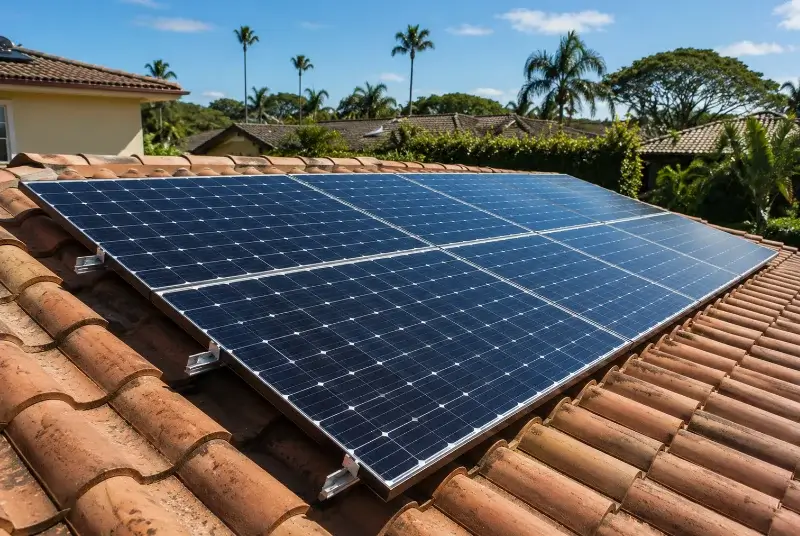Installation de panneaux solaires à Bout-du-Pont-de-Larn